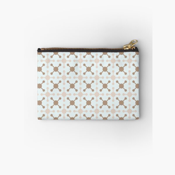 Item preview, Cream Mauve Crosses Dots Atom Molecule Geometry Art Nouveau Girly Contemporary Pattern designed and sold by PenguinForests.