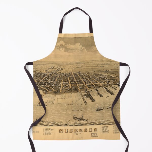 Item preview, Muskegon, Michigan (1874) designed and sold by allhistory.