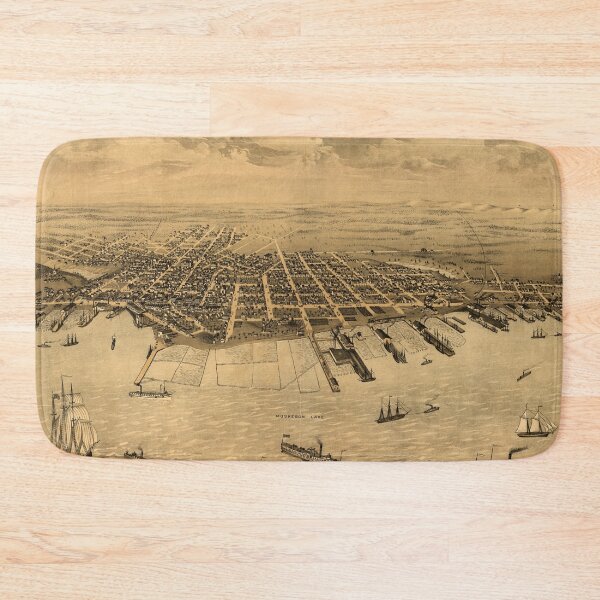 Item preview, Muskegon, Michigan (1874) designed and sold by allhistory.