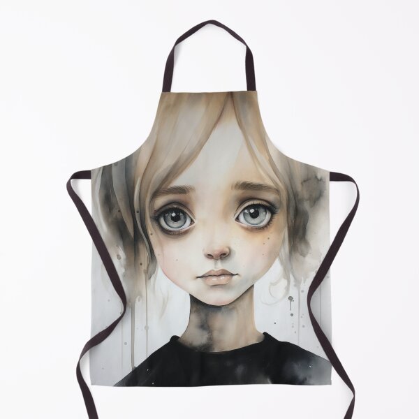 Item preview, Fair Haired Girl With Big Eyes Aquarelle Style designed and sold by whitecat23.