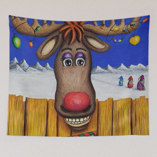Item preview, Merry Moose Mas  by Colleen Bowser designed and sold by orcaly.