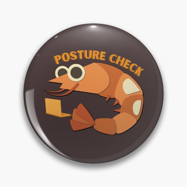 Item preview, Cute Shrimp Posture Check designed and sold by cogswell23.