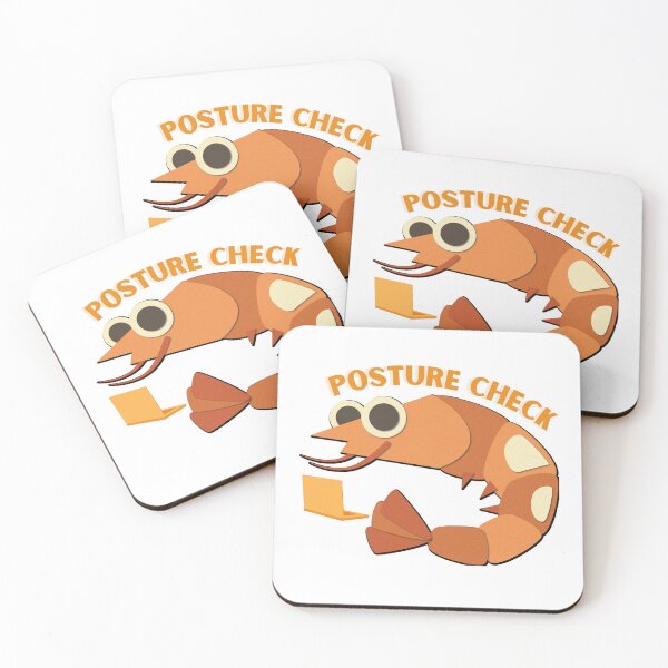 Item preview, Cute Shrimp Posture Check designed and sold by cogswell23.