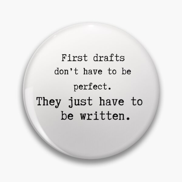 Item preview, FIRST DRAFTS Literary Quote designed and sold by EllieMonroe.