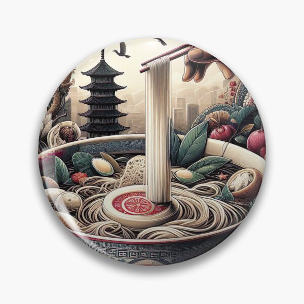 Item preview, "Savory Vietnamese Pho Bowl: Captivating Visual on Black Background" designed and sold by Huycao211.