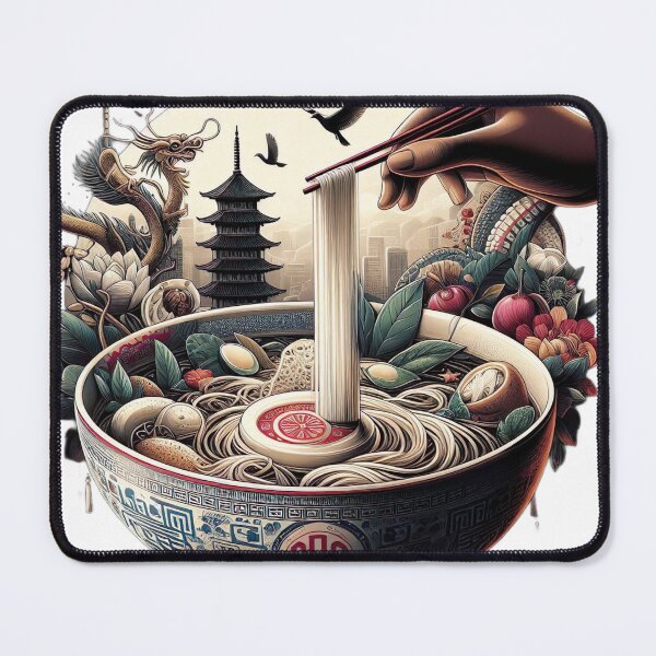 Item preview, "Savory Vietnamese Pho Bowl: Captivating Visual on Black Background" designed and sold by Huycao211.