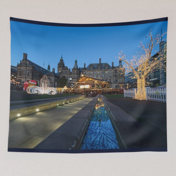 Item preview, Sheffield Peace Gardens at Christmas  designed and sold by Alisonchambers2.
