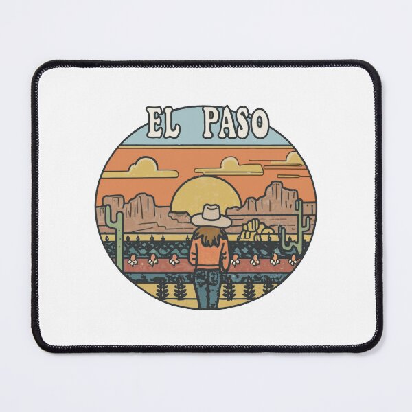 Item preview, El Paso, Texas | A cowgirl watching the El Paso sunset designed and sold by CircinusStore.