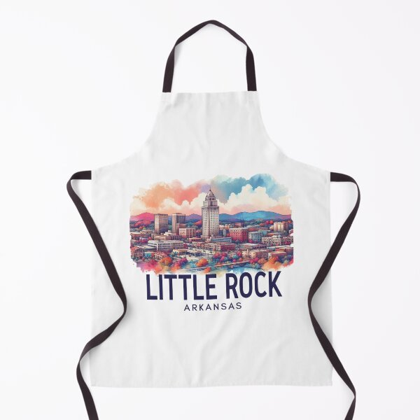 Artikelvorschau, Little Rock, Arkansas, Aquarell-Illustration entworfen und verkauft von PaintMeWorld.