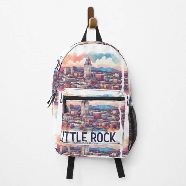 Artikelvorschau, Little Rock, Arkansas, Aquarell-Illustration entworfen und verkauft von PaintMeWorld.