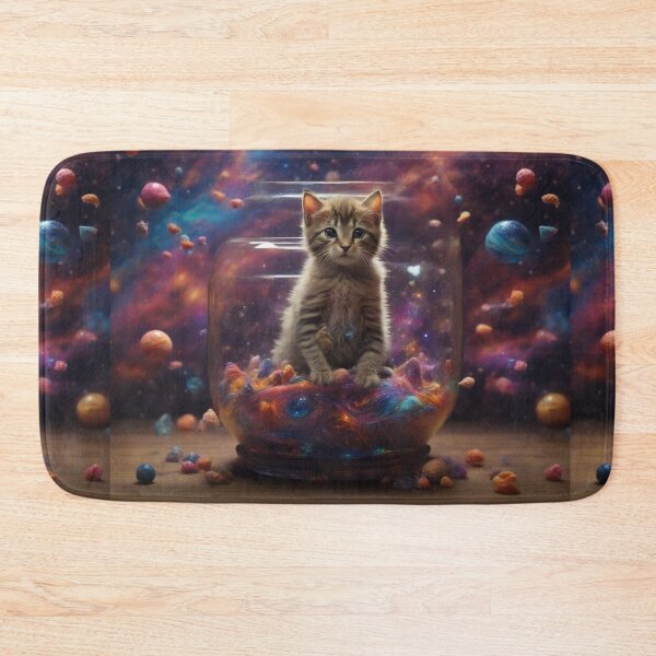 Item preview, Whimsical Galactic Kitty: designed and sold by Sadia  Jannat.
