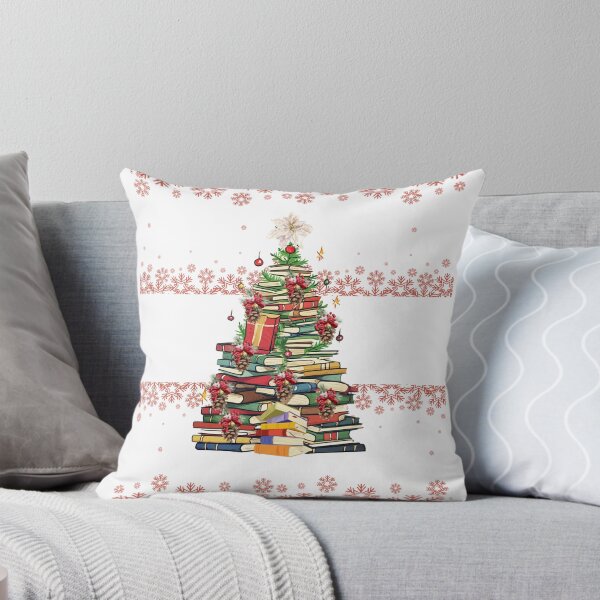 Item preview, Christmas Book Tree With A Snowflake Pattern designed and sold by TeesFashion.
