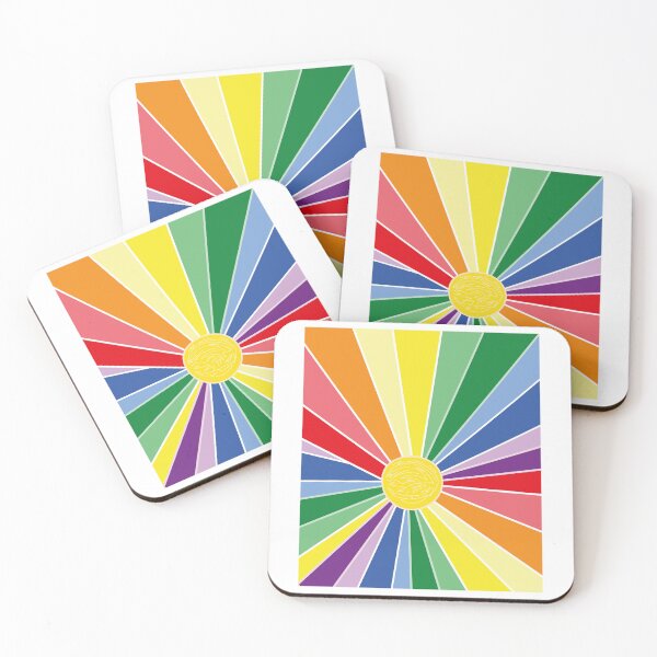 Item preview, COLOURFUL RAINBOW RAYS -LGBTQ  designed and sold by Lovesicker.