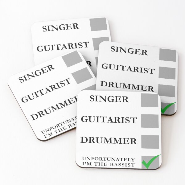Item preview, Unfortunately I'm The Bassist Funny - Bass player sarcastic design designed and sold by wholigans.