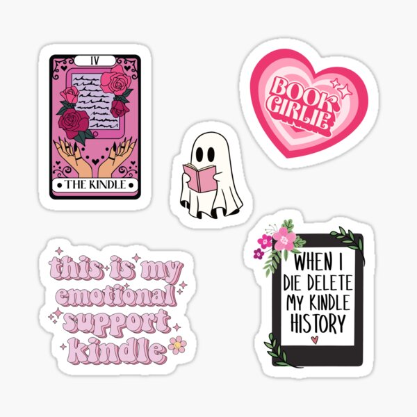 30 Kindle stickers ideas  stickers, book worms, sticker book