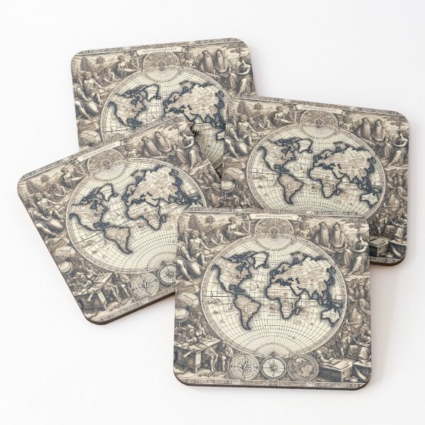 Item preview, old map vintage designed and sold by Greydate.