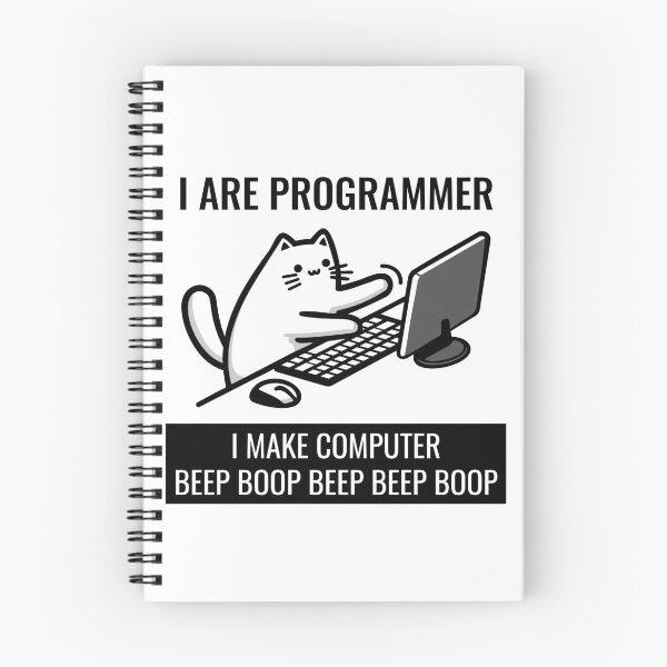 Item preview, I Are Programmer. I Make Computer Beep Boop Beep Beep Boop. designed and sold by TeaTimeTales.