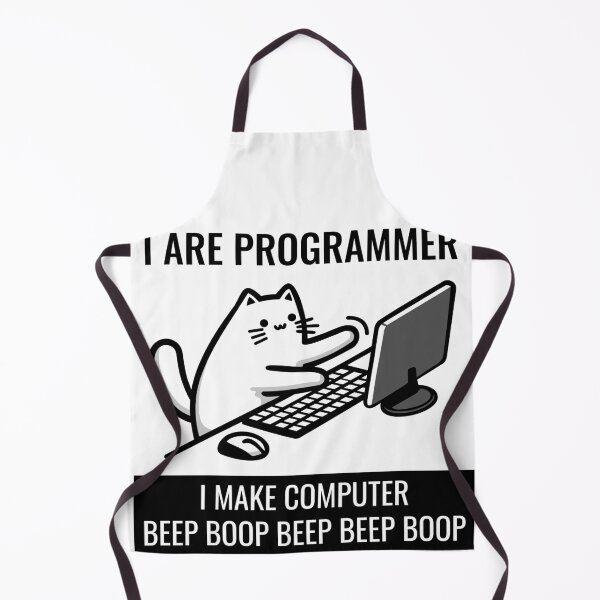 Item preview, I Are Programmer. I Make Computer Beep Boop Beep Beep Boop. designed and sold by TeaTimeTales.
