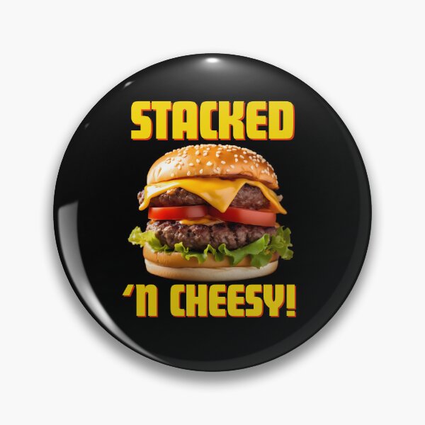 Item preview, STACKED 'N CHEESY - A BUNBELIEVABLE DESIGN designed and sold by ThreadofHonor.