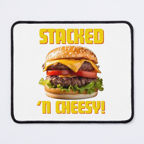 Item preview, STACKED 'N CHEESY - A BUNBELIEVABLE DESIGN designed and sold by ThreadofHonor.