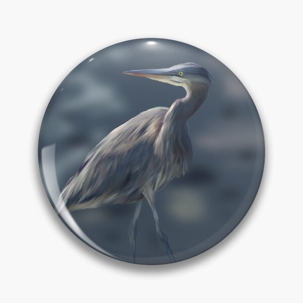 Item preview, Great Blue Heron in the Marina designed and sold by lisakayfotos.