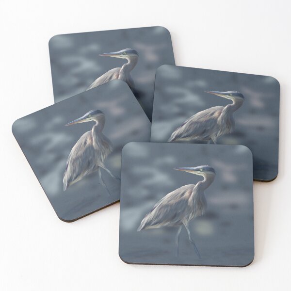 Item preview, Great Blue Heron in the Marina designed and sold by lisakayfotos.