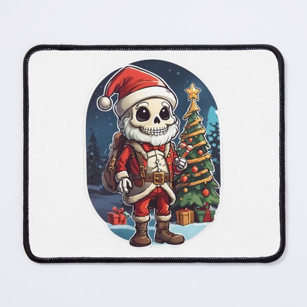 Item preview, Skeleton Santa Clause with Christmas tree designed and sold by UltimateWorld.