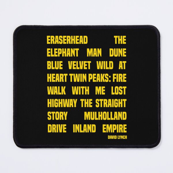 Item preview, David Lynch Filmography designed and sold by AspectsOfDreams.