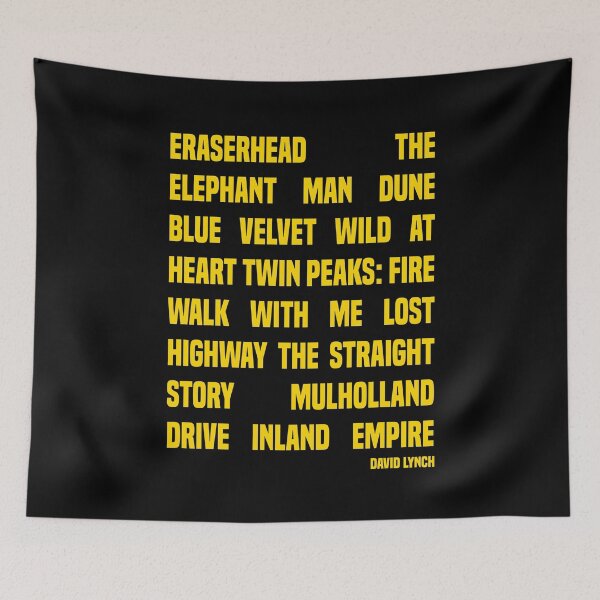 Item preview, David Lynch Filmography designed and sold by AspectsOfDreams.
