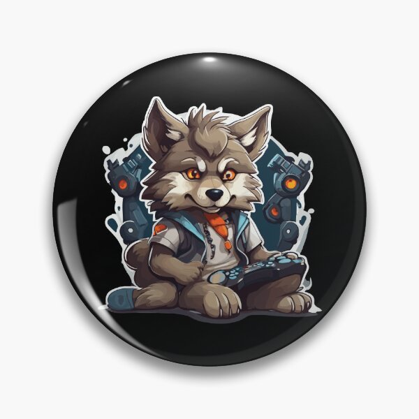Artikelvorschau, Gaming-Wolf entworfen und verkauft von Getup-clothing.