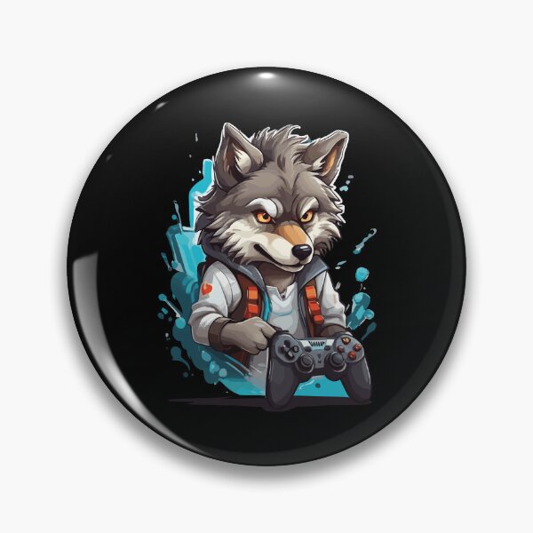 Artikelvorschau, Gaming-Wolf entworfen und verkauft von Getup-clothing.