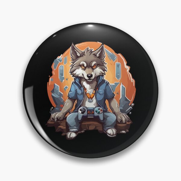Artikelvorschau, Gaming-Wolf entworfen und verkauft von Getup-clothing.