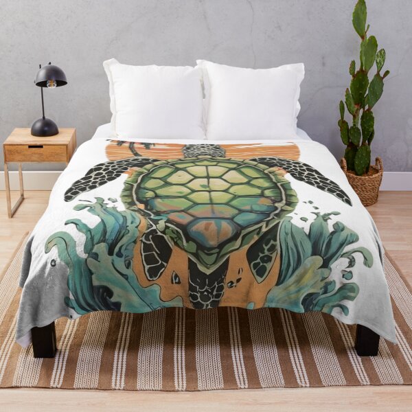 Item preview, sea tutle with sea view designed and sold by DunuStore.