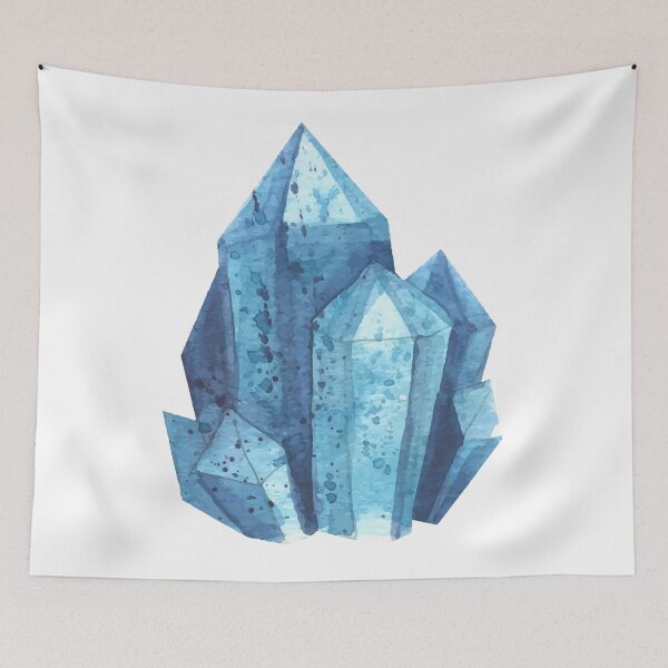 Item preview, Cristal de acuarela azul designed and sold by Alexandra Lewis.