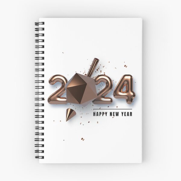 Item preview, 2024 Happy New Year Celebration Typography Design - Festive Holiday Art designed and sold by Gayan-Art.