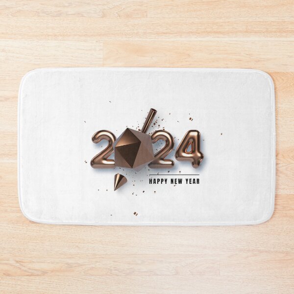 Item preview, 2024 Happy New Year Celebration Typography Design - Festive Holiday Art designed and sold by Gayan-Art.