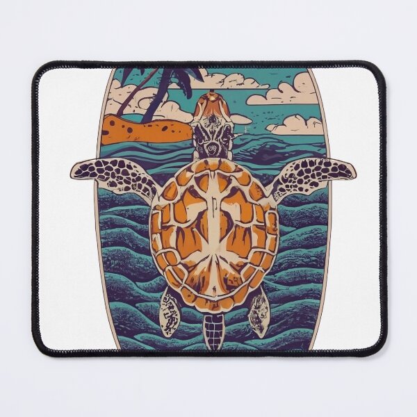 Item preview, sea turtle with sunset  designed and sold by DunuStore.