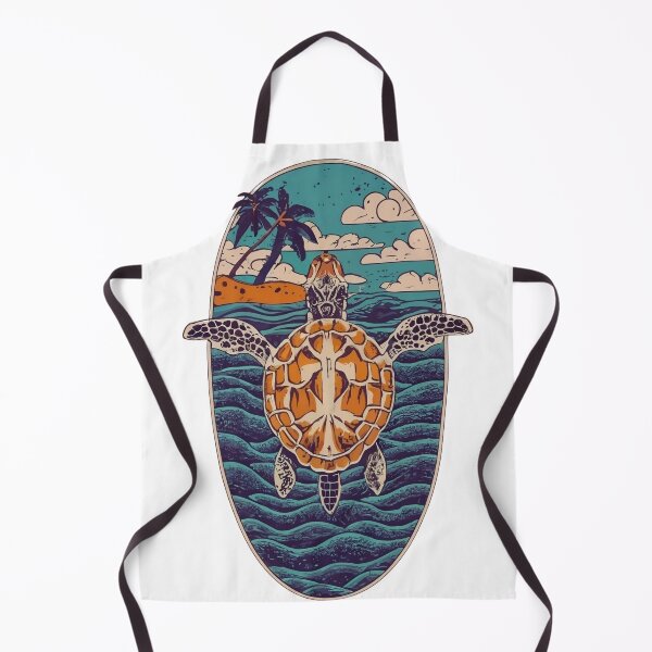 Item preview, sea turtle with sunset designed and sold by DunuStore.
