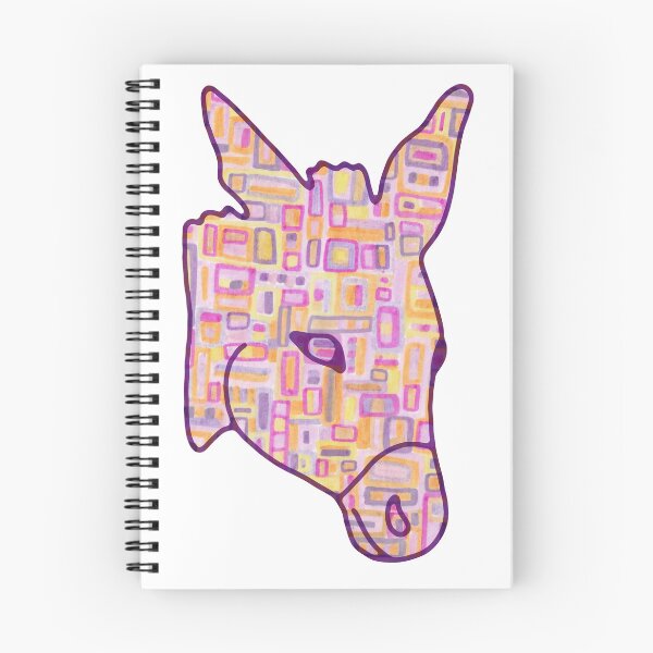 Item preview, Donkey Portrait in Sherbet Colors designed and sold by inklets.