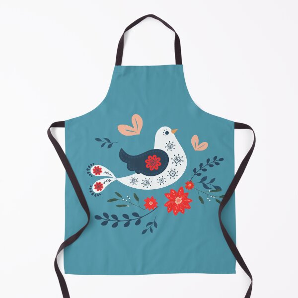 Item preview, Folk floral bird designed and sold by AnulaArt.