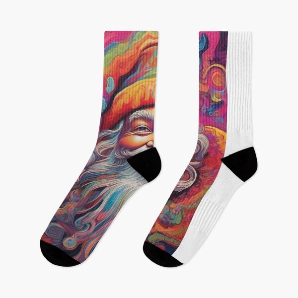 Item preview, Psychedelic Smiling Santa designed and sold by likbatonboot.