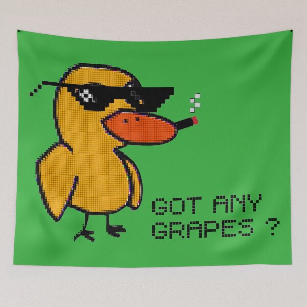 Item preview, Got any grapes duck song Bryant Oden pixel designed and sold by ChataMaroon.