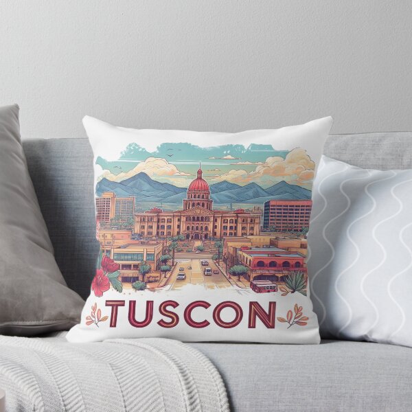Item preview, Tuscon Arizona, Watercolor Illustration designed and sold by PaintMeWorld.