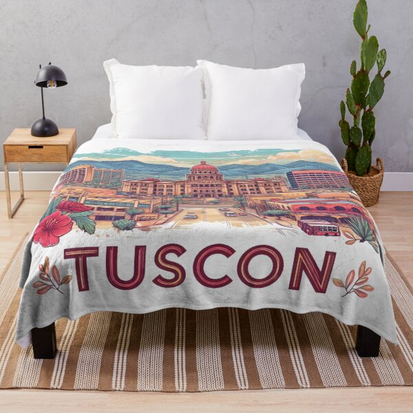 Item preview, Tuscon Arizona, Watercolor Illustration designed and sold by PaintMeWorld.