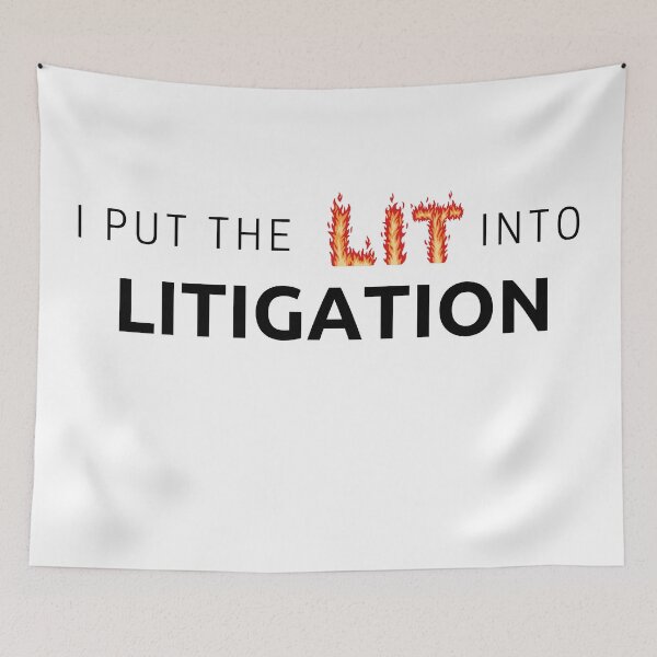 Item preview, Litigation LIT, gift for Lawyers and Law students designed and sold by ImaginePrinting.