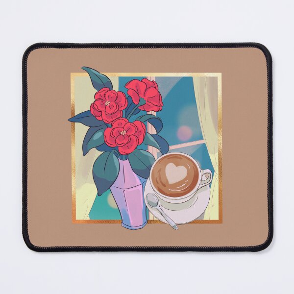 Item preview, Coffee and roses designed and sold by Aya-salah123.