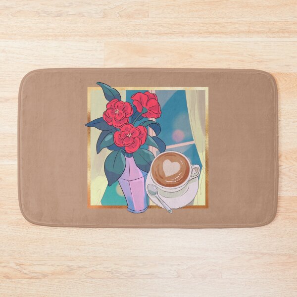 Item preview, Coffee and roses designed and sold by Aya-salah123.