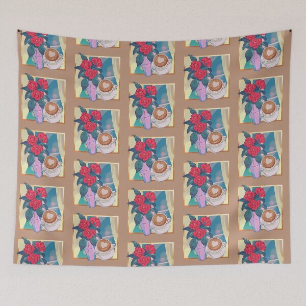 Item preview, Coffee and roses designed and sold by Aya-salah123.