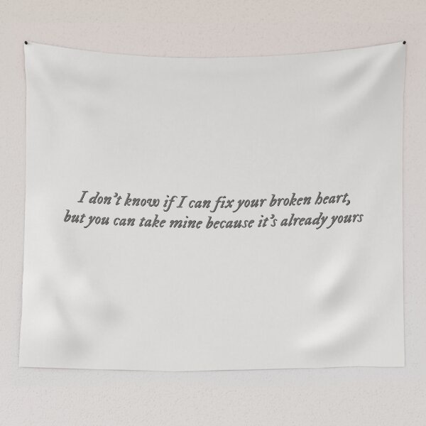 Item preview, Once Upon a Broken Heart quote designed and sold by percqbeths.