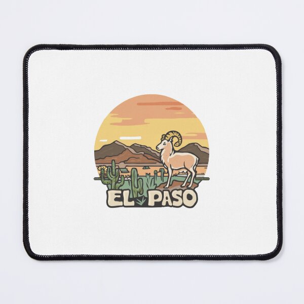 Item preview, El Paso, Texas | A desert bighorn sheep watching the Texas sunset designed and sold by CircinusStore.